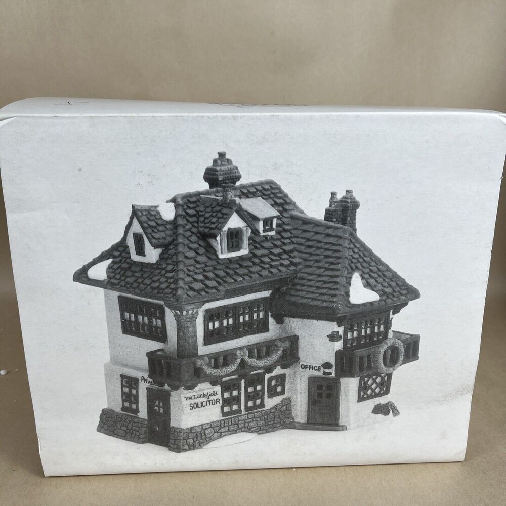 Dept 56 Dickens Village Series David Copperfield Mr. Wickfield Solicitor 5550-6